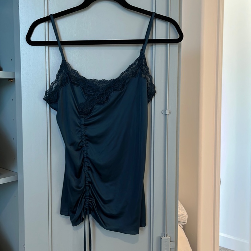 Turquoise Flounce Cami